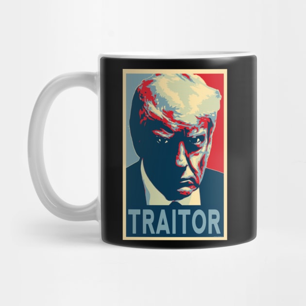 Trump Traitor Mugshot - by-CH3Media by CH3Media